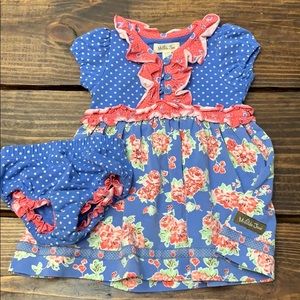 Matilda Jane Dress with bloomers